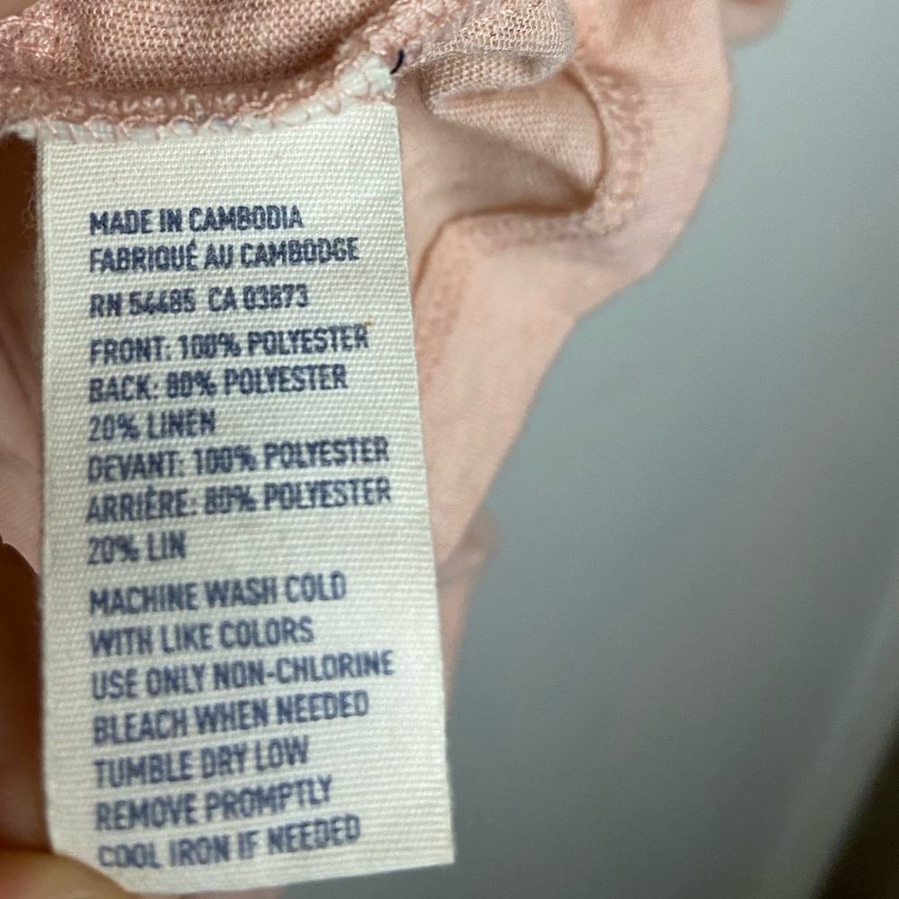 American Eagle Polka Dot Youth/Women’s Tank Top in Pink - Picture 5 of 6